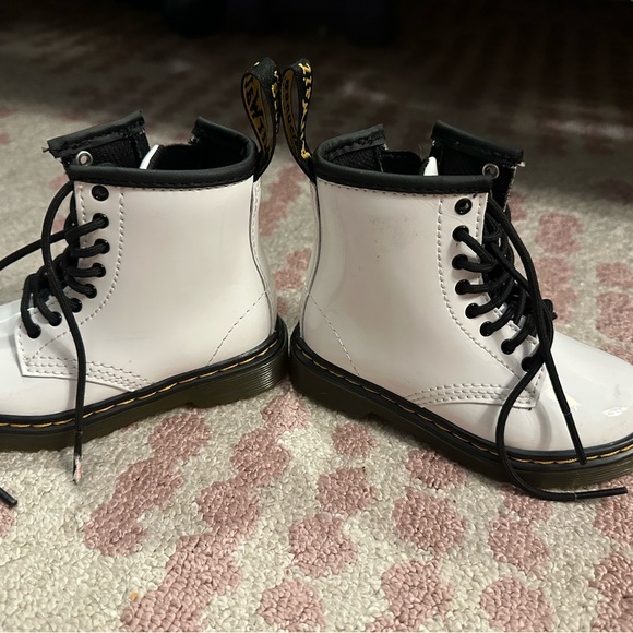 Patent Leather White Docs 7C - Picture 9 of 13